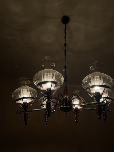 Coppia lampadari vintage