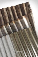 Ferro ondulato zincato usato