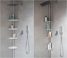 Scaffale Telescopico Bianco