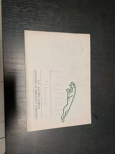 Libretto tagliandi per - per, jaguar
