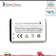 Batteria Per NOKIA N72 N91 X2-01 Codice BL-5C nokia BL5C cod. bl5c 