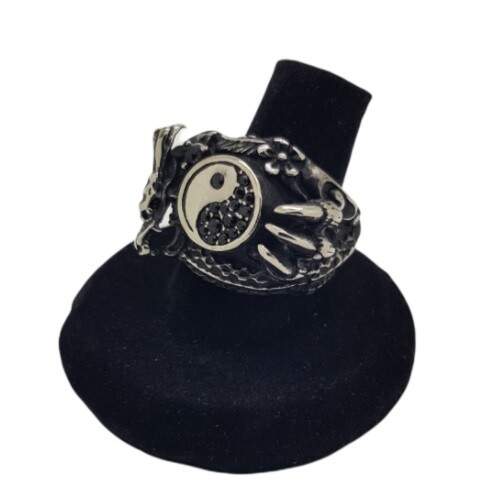 Anello drago yin - anello,