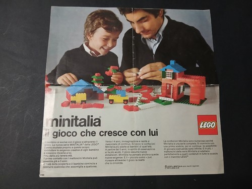 Lego depliant catalogo - lego, 1973