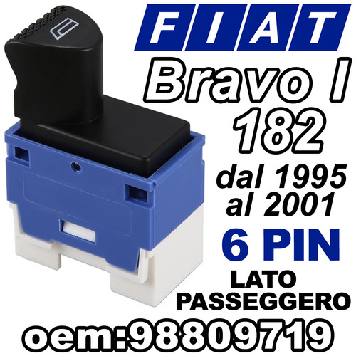 Pulsante alzacristallo - pulsante,