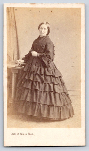Cdv 1865 portrait femme - cdv,