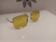 RAY BAN RB 3758 56-16 003/6D MONTATURA ARGENTO LENTE GIALLA YELLOW FLASH ORO