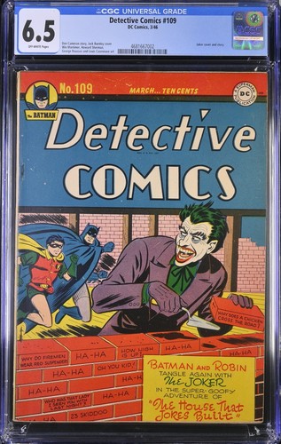 Detective comics 109 cgc - #109,