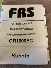 KUBOTA GR1600EC MANUALE