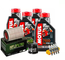 KIT TAGLIANDO PER HONDA HORNET 600 2003 2004 2005 2006 OLIO MOTUL FILTRI CANDELE