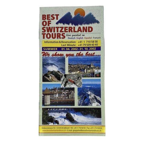 Pubblicità brochure tour - brochure,