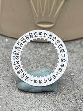 #1252 DISCO DATA ORIGINALE ROLEX 3135 DATE DISC BIANCO WHITE 3130 3175