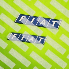 COPPIA TARGHETTE FIAT