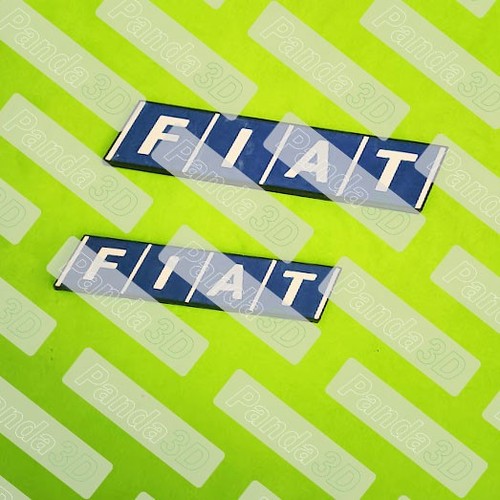 Coppia targhette fiat - coppia,