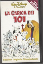 Videocassetta VHS Walt Disney La carica dei 101