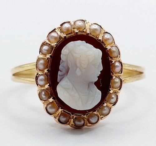 Anello marchesa antico oro - , 18k