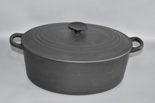 Le Creuset Antica Casseruola per Arrosti d'Oca France Ghisa Vintage 31cm Scomparto H2H