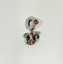 NUOVO Charm Pendente Pandora Parchi Disney 2023 Vacanze Natale Babbo Topolino