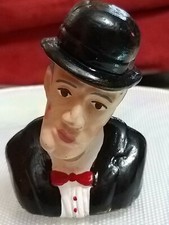 Statua busto Totò composto da terracotta Alto 9 Cm da collezione 