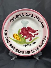 Piatto Buon Ricordo Touring Club Italiano Veneto 1991 Maria Plaikner