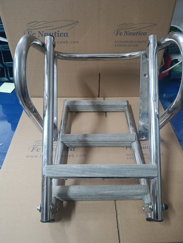 Scaletta gradini legno con - scaletta,
