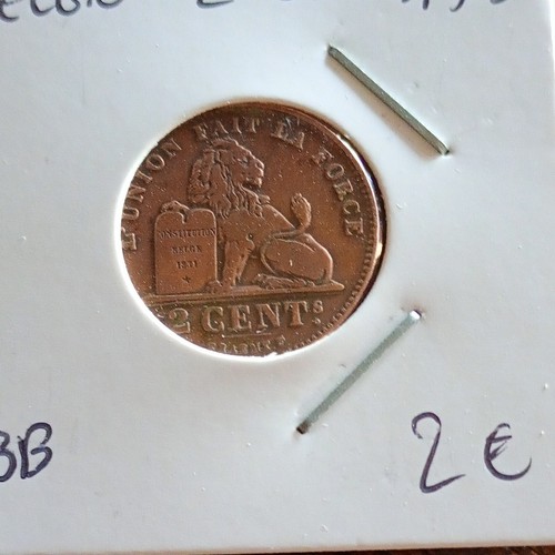 Moneta belgio centesimi - belgio, 2