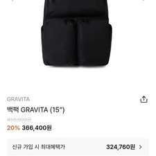 Mandarina Duck Black Backpack