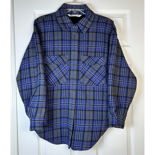 Zara giacca camicia flanella - zara,