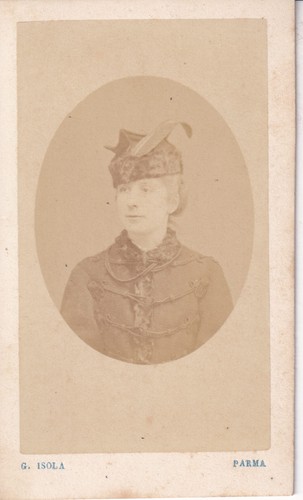 Cdv 800 foto antica - foto, dama
