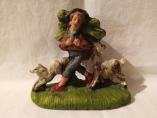 Pastore Con Gerla E Pecore