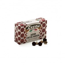 Puntine Colorate Marroni Leone Dell'Era scatola da 100 pezzi