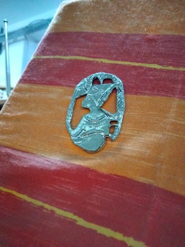 Lume nefertiti legno - lume, metallo