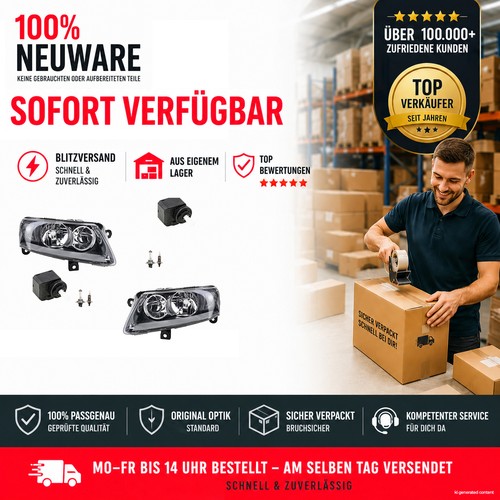 Set fari anteriori audi - audi, a6