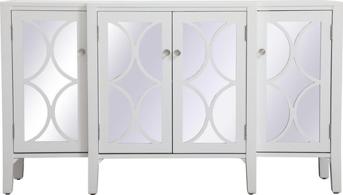 Elegant white mirrored - white,