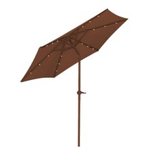 Ombrellone Giardino 3mt con Led Solari AirVent Terrazzo Esterno Impermeabile