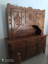 Tinello Antico in Legno di Noce. Stile Rustico, Ottimo Stato