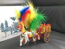 CARRETTO SICILIANO ARTIGIANALE IN LEGNO SOUVENIR SICILIA SICILY SIZILIEN 25 CM