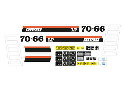 Kit adesivi trattore fiat - kit,
