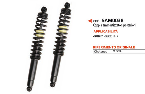 Coppia ammortizzatori - coppia,