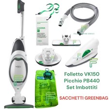 VORWERK FOLLETTO VK150 RICONDIZIONATO PICCHIO PB440 TUBO SET IMBOTTITI LAVENIA
