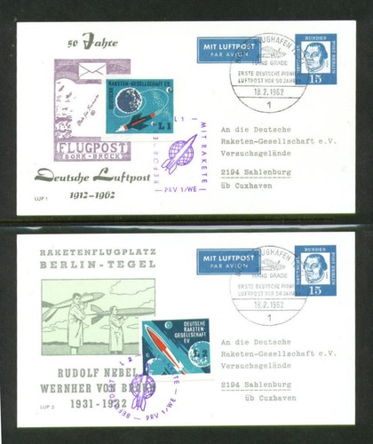 1962 germania drg cartoline - germania,