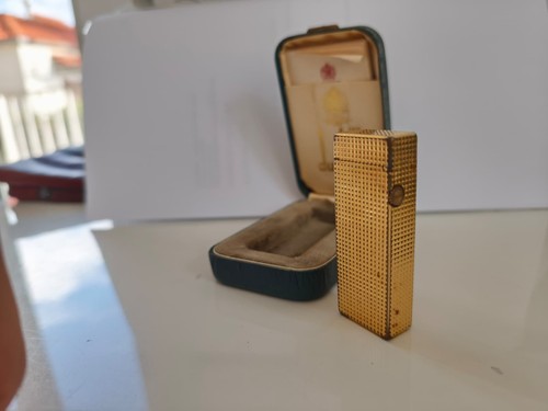 Accendino dunhill placcato - placcato, oro