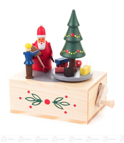 Scatola musicale babbo natale - musicale,