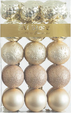 30 Pezzi Palline Di Natale 6Cm