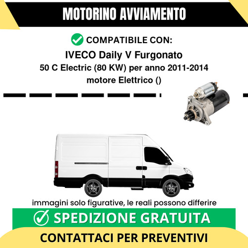 Motorino avviamento iveco - motorino,