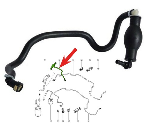 Tubo carburante con pompa