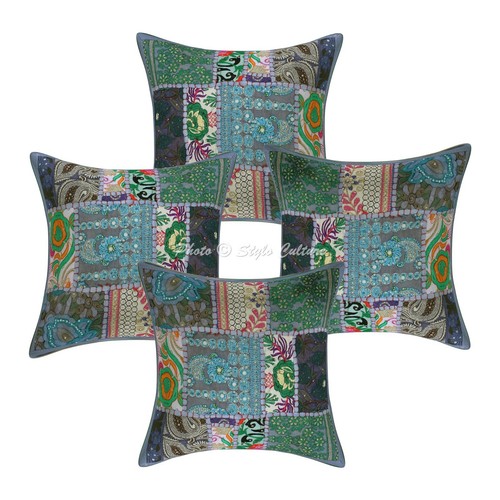 Copricuscino etnico patchwork - copricuscino,