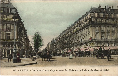 Cpa paris boulevard - paris, des