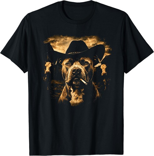 Pit bull western graphic - pit,