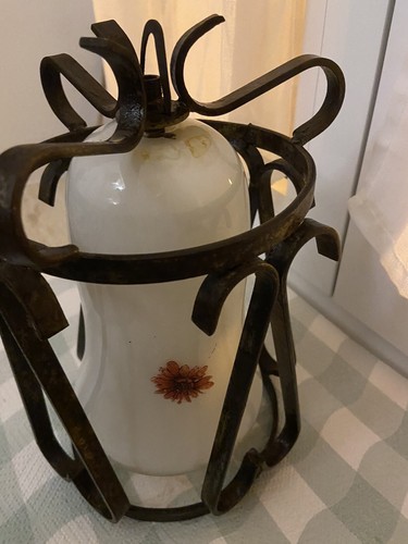 Lampada epoca in ferro - d'epoca,