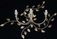 Lampada shabby da parete con 3